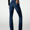 Pantalón Vaquero Guess Mujer Azul Oscuro Recto
