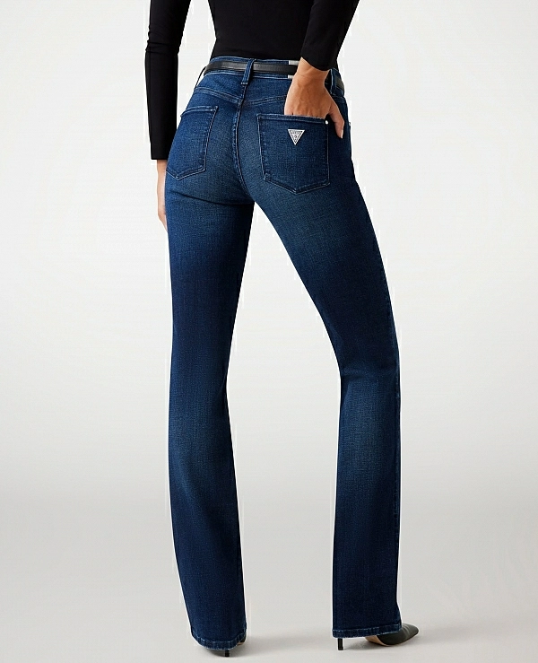 Pantalón Vaquero Guess Mujer Azul Oscuro Recto