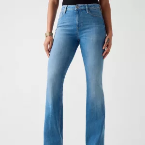 Jeans Guess Mujer Sexy Flare Blancos – Pierna Acampanada