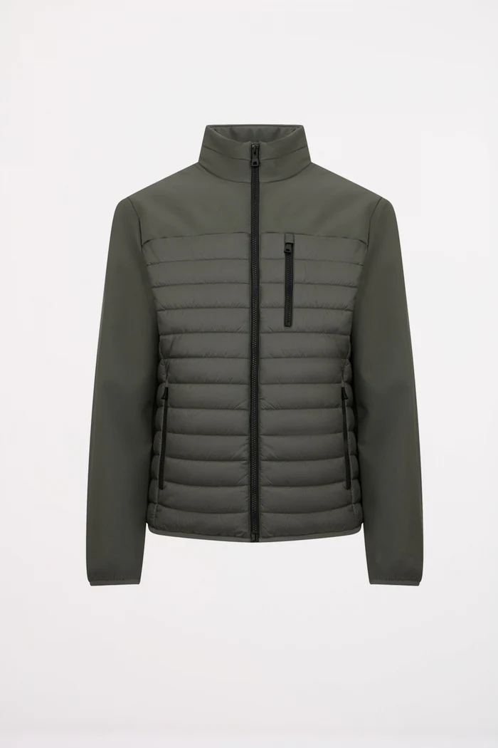 Chaqueta Geox Spherica Hombre Verde Bosque Transpirable