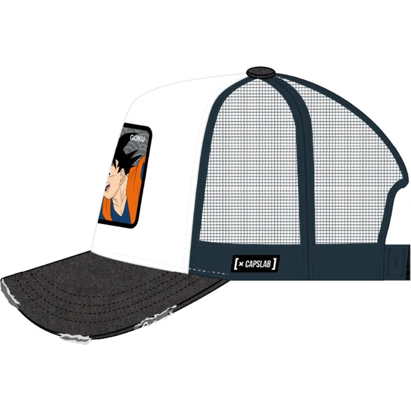 Gorra Goku blanca y negra Capslab Dragon Ball Z