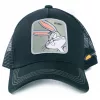Gorra negra Capslab Bugs Bunny con parche bordado Gorra negra Capslab Bugs Bunny con parche bordado