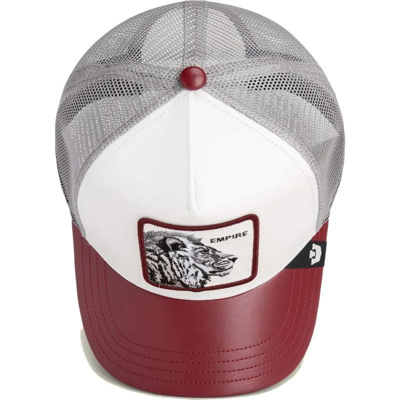 Gorra Goorin Bros Empire León Blanca y Burdeos Gorra Goorin Bros Empire León Blanca y Burdeos