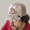 Gorra Goorin Bros King Camo Beige con León Gorra Goorin Bros King Camo Beige con León
