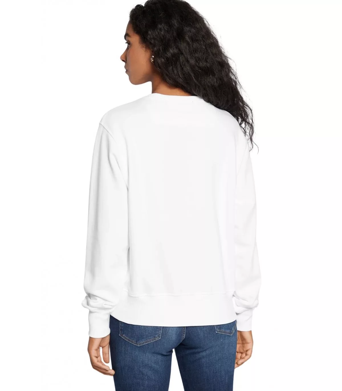 Sudadera Guess Original Blanca – Logo Clásico Mujer