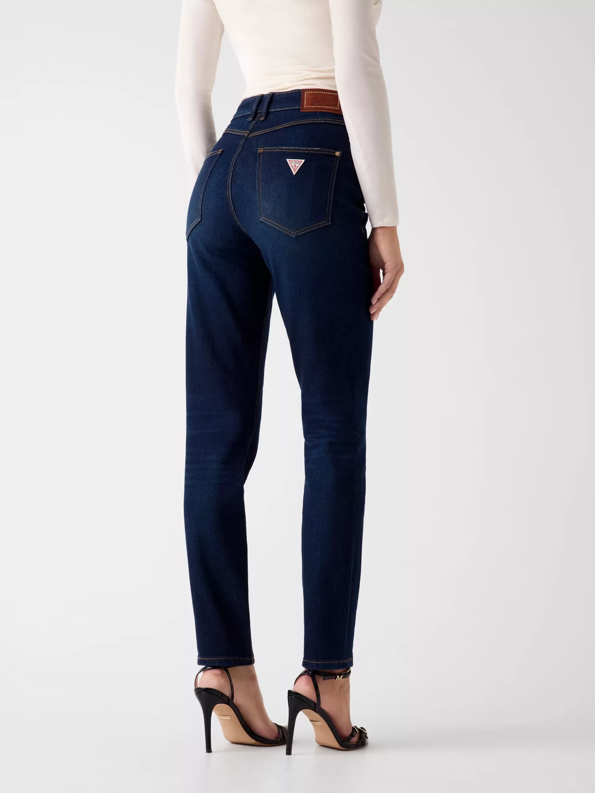 Jeans Guess Mujer 1981 Azul Claro con Botones Jeans Guess Mujer 1981 Azul Claro con Botones