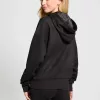 Sudadera Guess Mujer Negra con Capucha y Detalles Brillantes Sudadera Guess Mujer Negra con Capucha y Detalles Brillantes