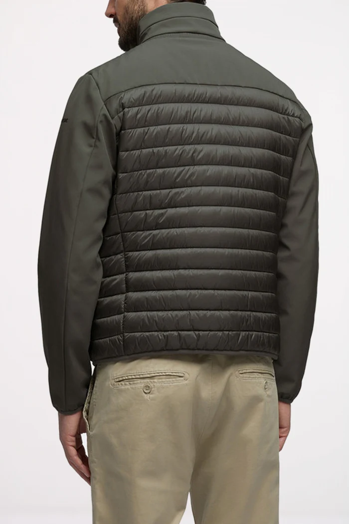 Chaqueta Geox Spherica Hombre Verde Bosque Transpirable