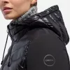 Chaqueta Geox Mujer Negra – Acolchada con Capucha y Estilo Urbano