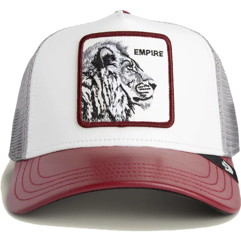 Gorra Goorin Bros Empire León Blanca y Burdeos Gorra Goorin Bros Empire León Blanca y Burdeos