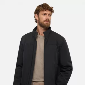 Chaqueta Bomber Hombre Vincit Negra – Diseño Casual y Urbano