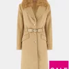 Gabardina Guess Patrice Beige con Cinturón – Elegante Invierno