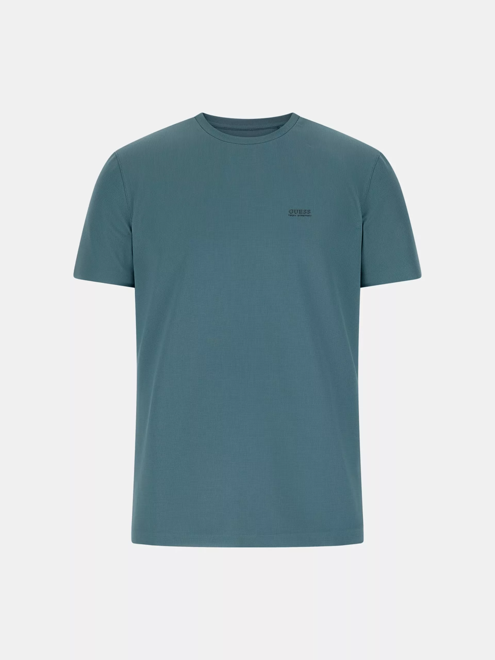 Camiseta Verde Guess Hombre – Slim Fit de Algodón Orgánico Camiseta Verde Guess Hombre – Slim Fit de Algodón Orgánico