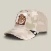 Gorra Goorin Bros King Camo Beige con León Gorra Goorin Bros King Camo Beige con León