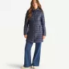 Chaqueta Jott Mujer Vero Azul Marino – Larga y Acolchada