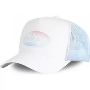 Gorra blanca pastel Von Dutch trucker unisex