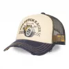 Gorra Von Dutch estilo racing retro beige y azul Gorra Von Dutch estilo racing retro beige y azul