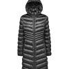 Abrigo Largo GEOX Mujer Negro – Impermeable de Invierno