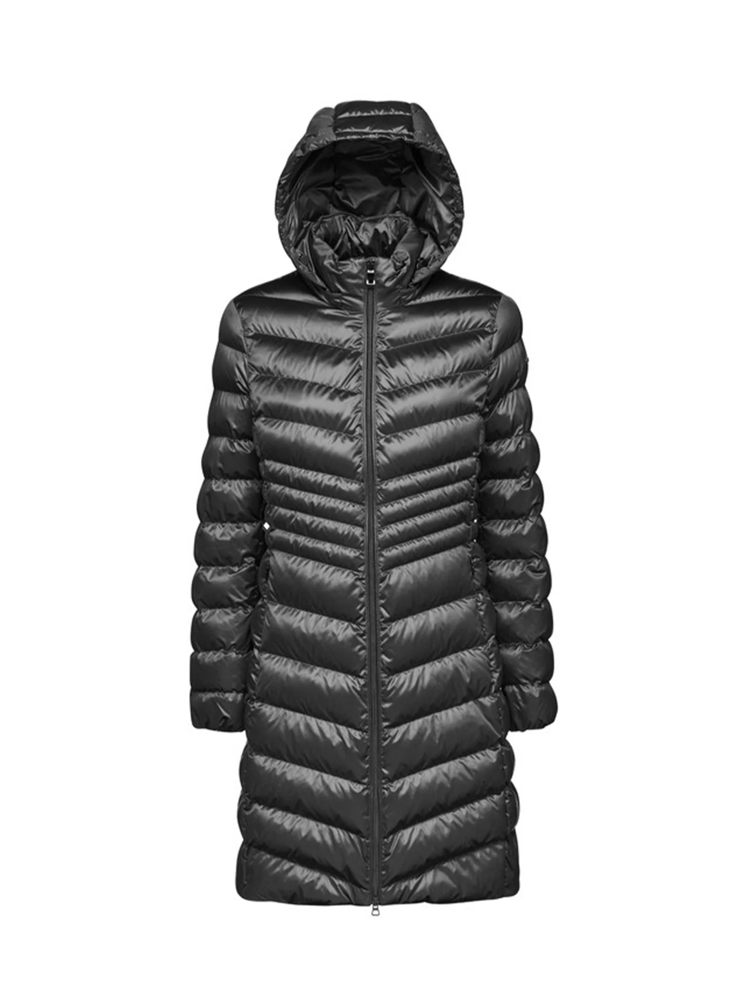 Abrigo Largo GEOX Mujer Negro – Impermeable de Invierno