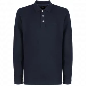 Polo GEOX Hombre Azul Marino – Manga Larga y Algodón