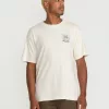 Camiseta blanca Volcom Rat Bar con estampado trasero