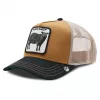 Gorra trucker marrón con oveja negra THE BLACK SHEEP Goorin