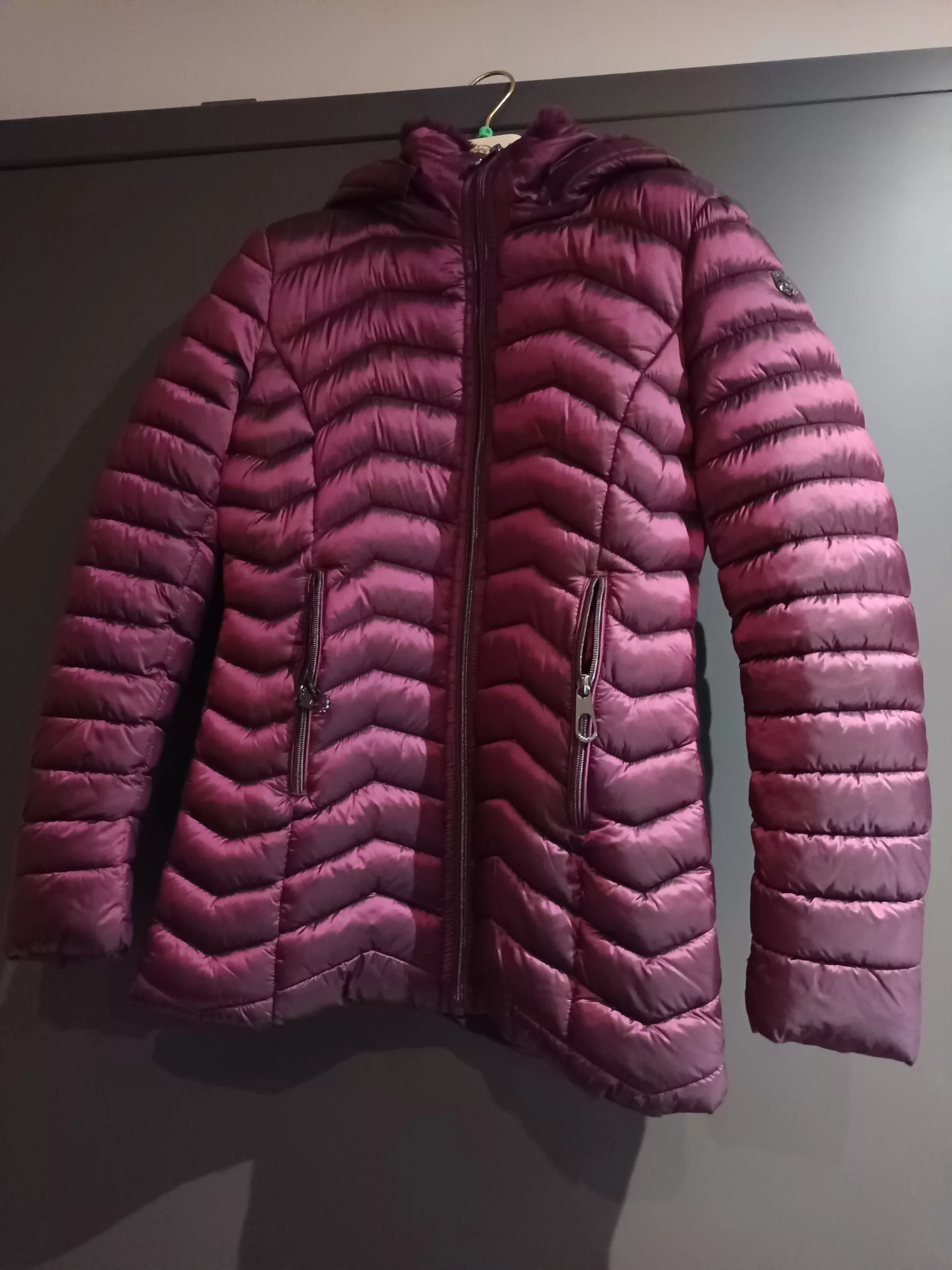 Abrigo VirginiaBlu Mujer Burdeos Acolchado con Capucha Abrigo VirginiaBlu Mujer Burdeos Acolchado con Capucha