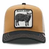 Gorra trucker marrón con oveja negra THE BLACK SHEEP Goorin
