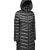 Abrigo Largo GEOX Mujer Negro – Impermeable de Invierno