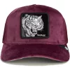 Gorra burdeos velvet con tigre SAVAGE | Goorin Bros Animal Farm