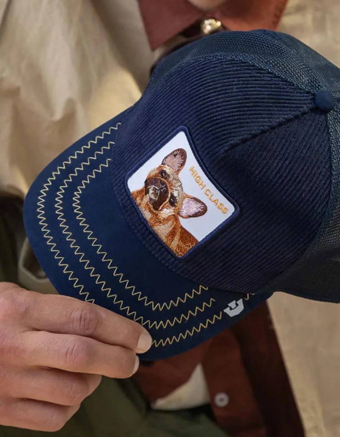 Gorra bulldog azul marino Goorin Bros Gorra bulldog azul marino Goorin Bros