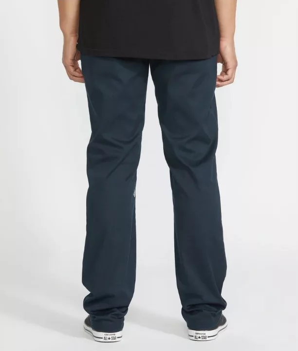 Pantalones chinos azul marino Volcom para hombre Pantalones chinos azul marino Volcom para hombre