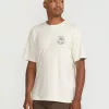 Camiseta blanca Volcom Rat Bar con estampado trasero