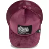 Gorra burdeos velvet con tigre SAVAGE | Goorin Bros Animal Farm
