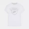 Camiseta GUESS Blanca Mujer Logo Brillante Slim Fit