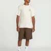 Camiseta blanca Volcom Rat Bar con estampado trasero