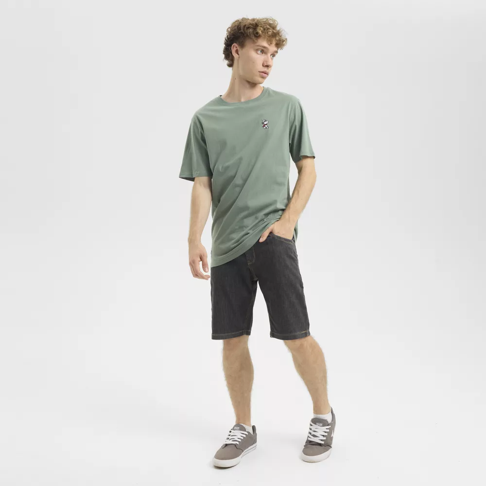 Camiseta Hydroponic verde con Snoopy superhéroe