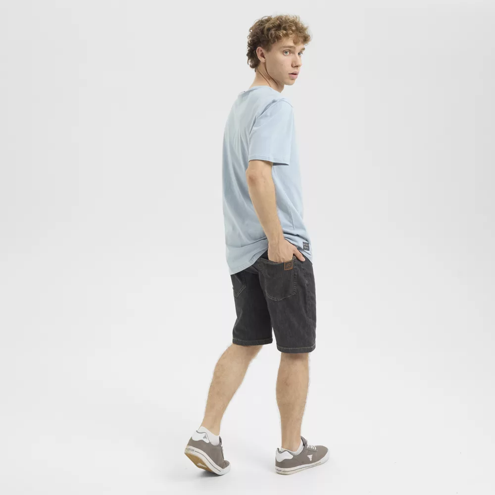 Camiseta azul con pato bordado – Hydroponic Duckling