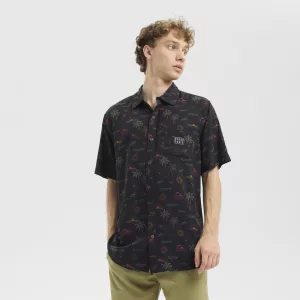 Camisa Hydroponic Charcoal Hombre Estampado