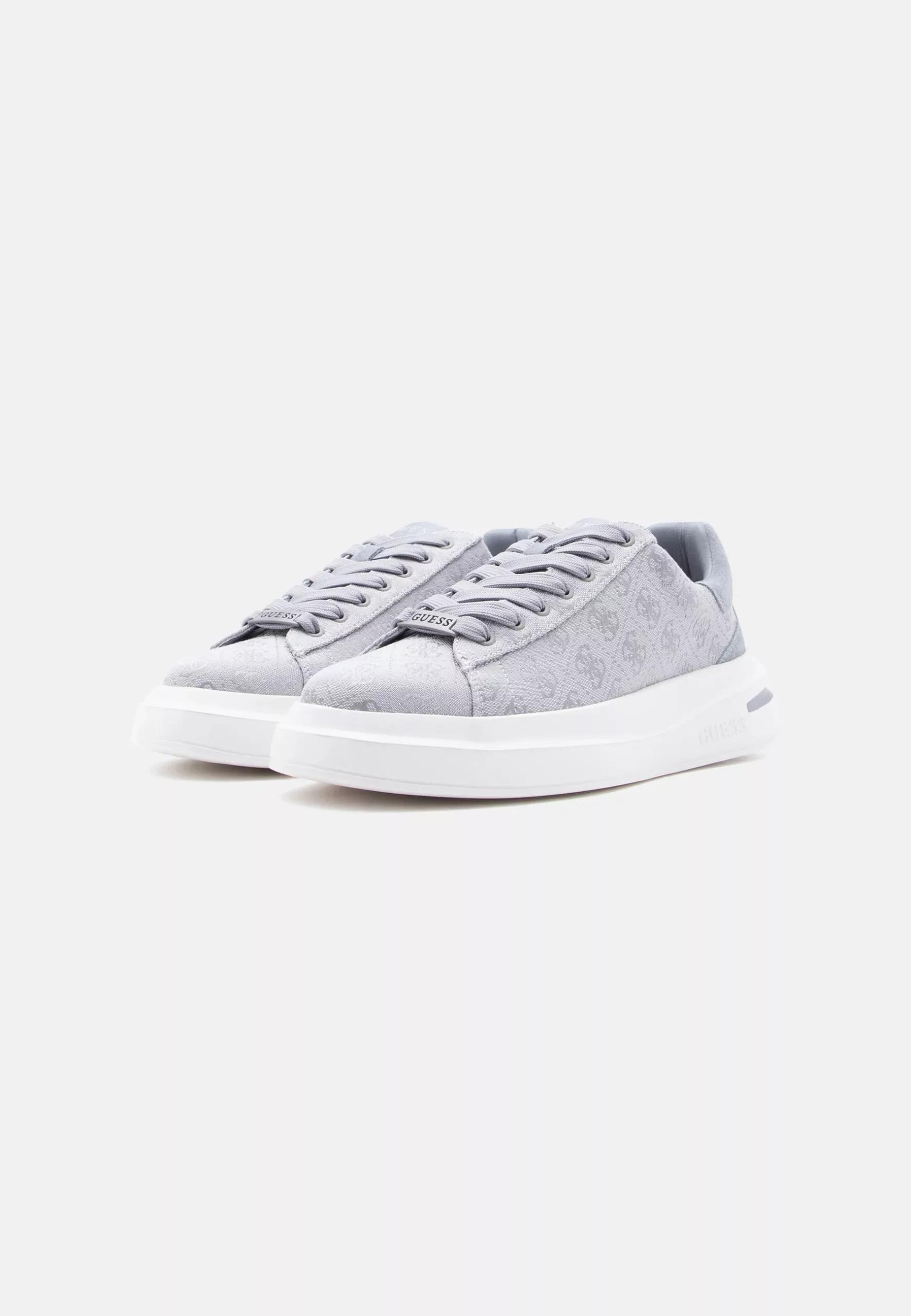 Zapatillas Guess Elba Gris Claro Plataforma