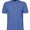 Polo Geox Azul Acero Hombre Piqué Algodón
