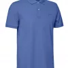 Polo Geox Azul Acero Hombre Piqué Algodón
