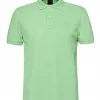 Polo Geox Verde Claro Hombre Algodón Piqué