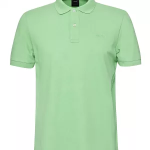 Polo Geox Verde Claro Hombre Algodón Piqué