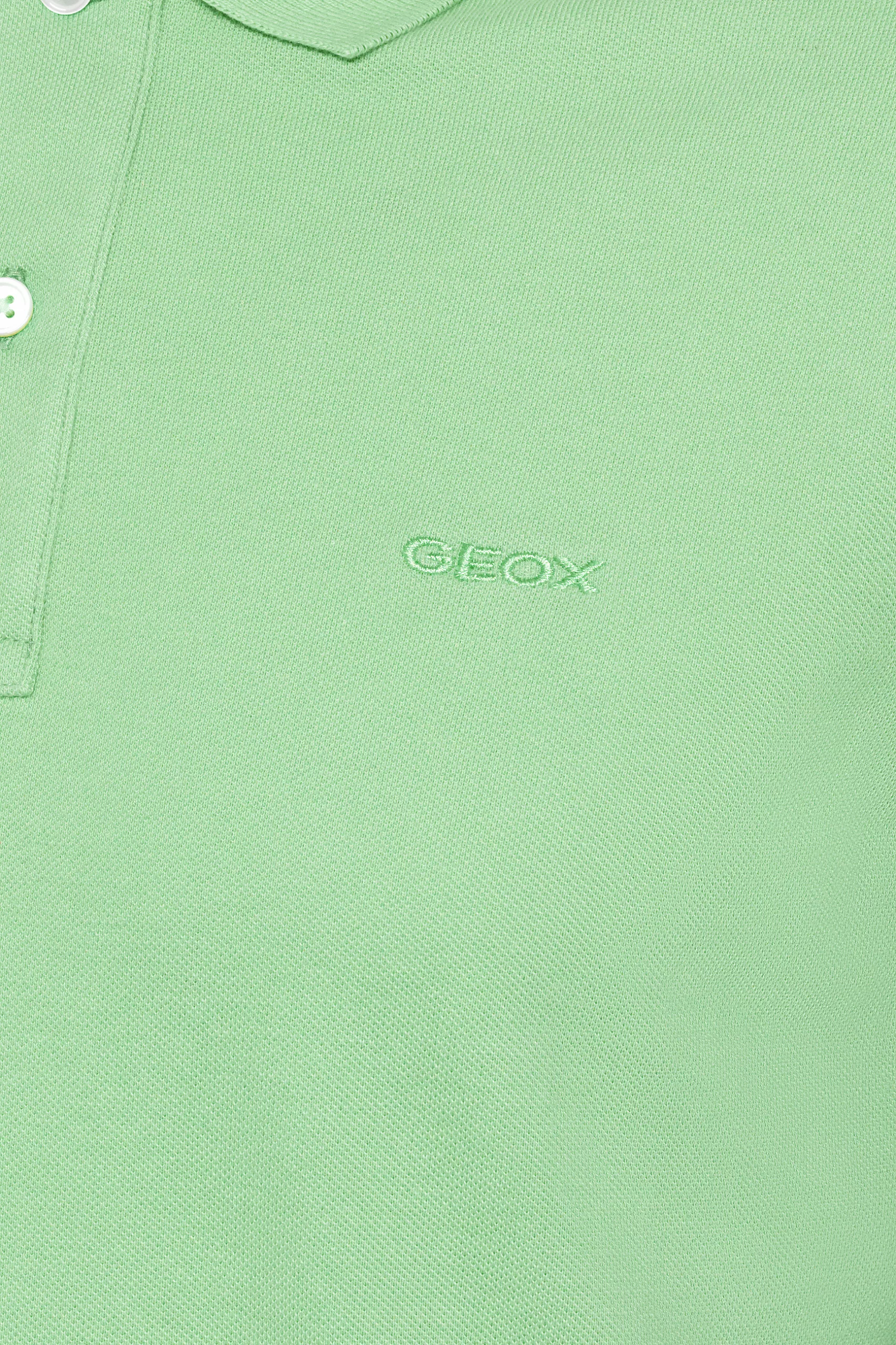 Polo Geox Verde Claro Hombre Algodón Piqué