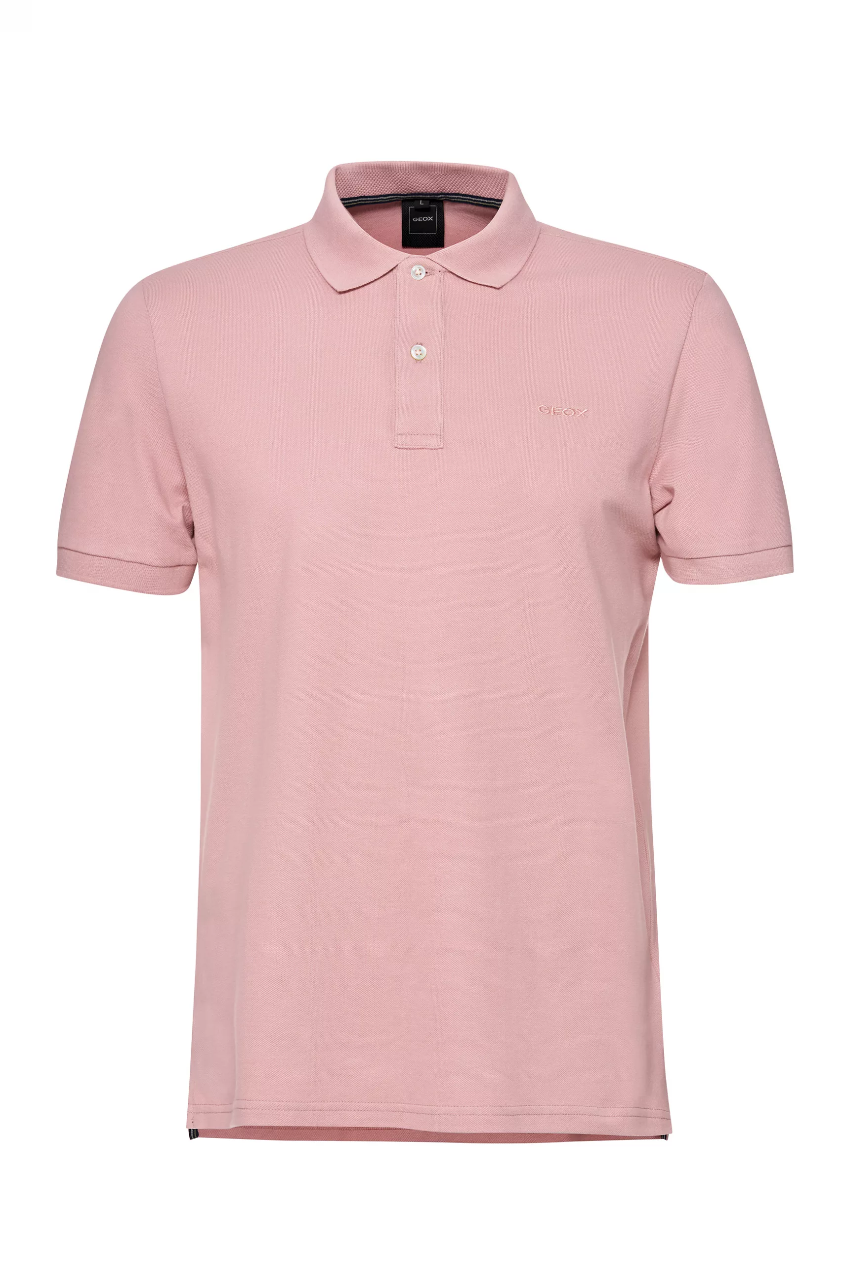 Polo Geox Rosa Palo Hombre Piqué Algodón
