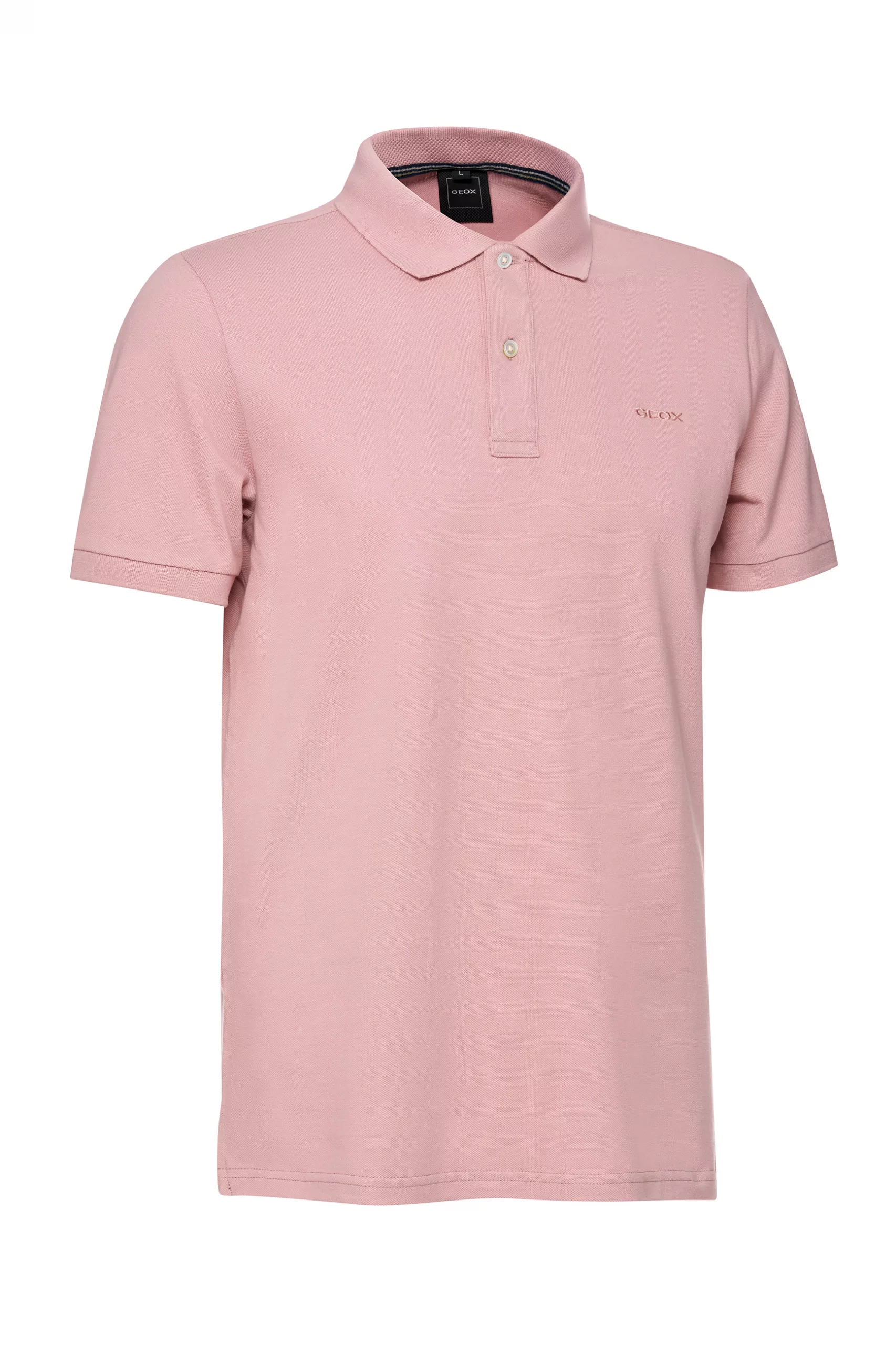 Polo Geox Rosa Palo Hombre Piqué Algodón