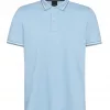 Polo Geox Azul Claro Hombre Algodón Piqué