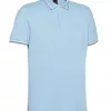 Polo Geox Azul Claro Hombre Algodón Piqué