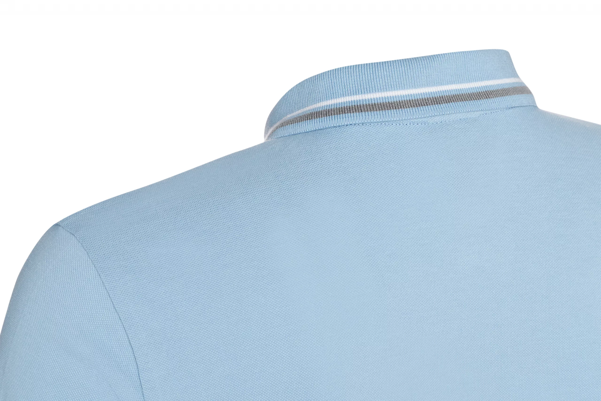 Polo Geox Azul Claro Hombre Algodón Piqué